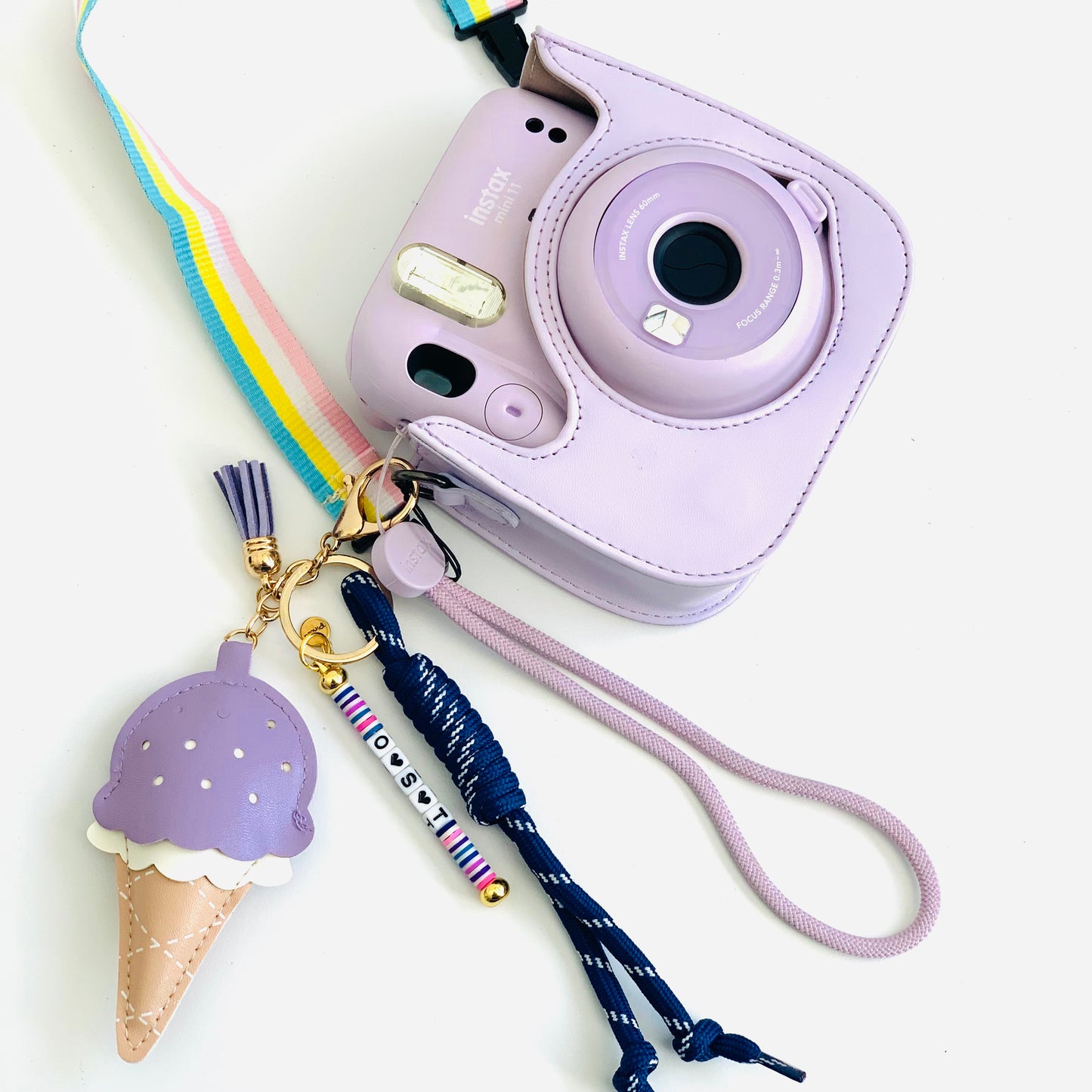 Charm Buddy Helado morado