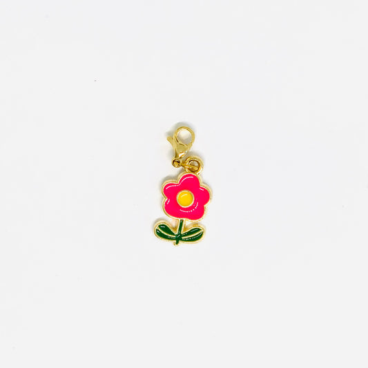 Flor rosa 2x1cm