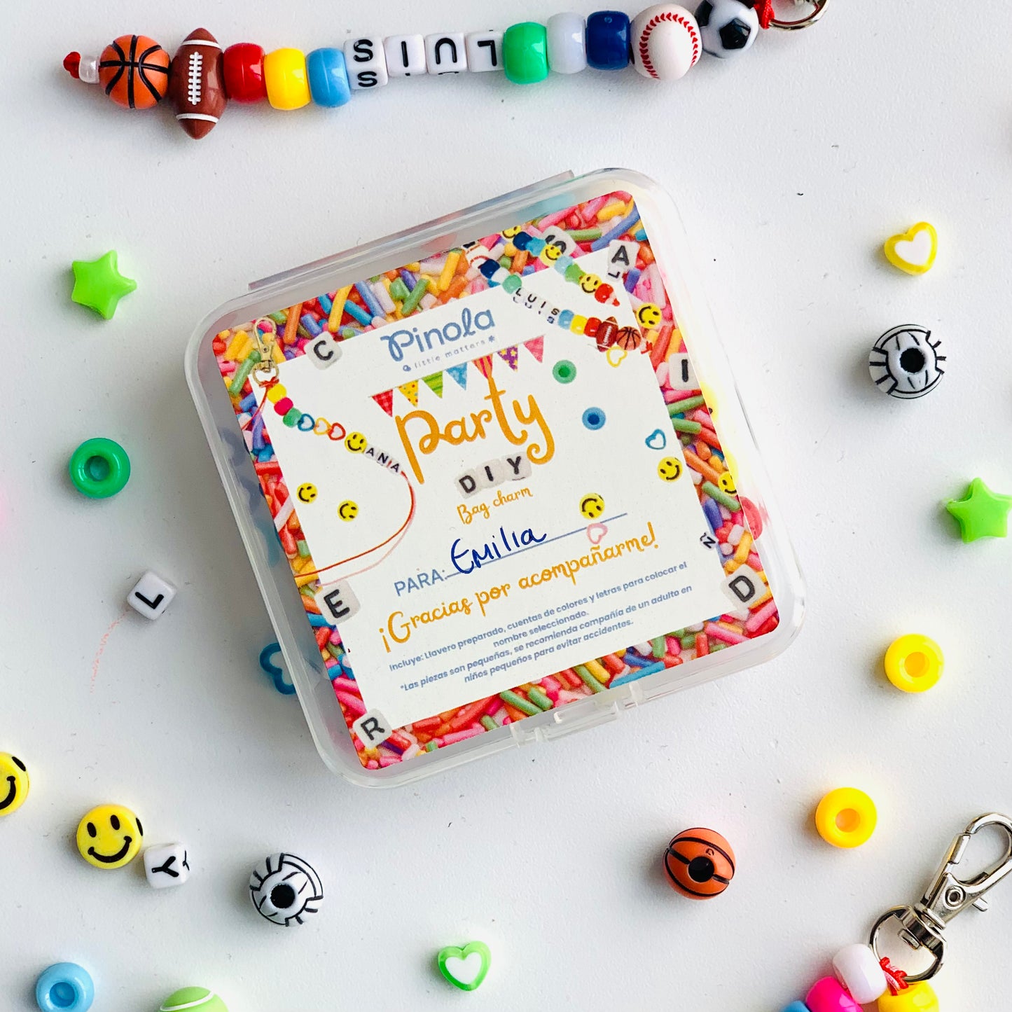 PARTY KIT (Llaveros desde 15 piezas) Envío gratis
