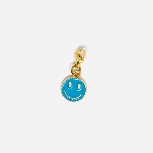 Smiley azul 1x1cm