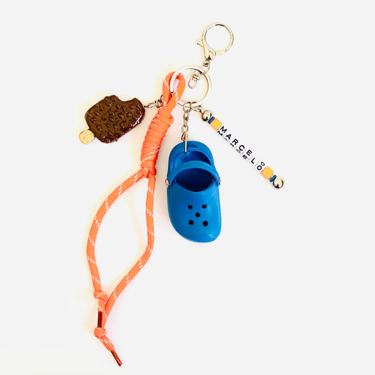 Charm Buddy  Croc azul